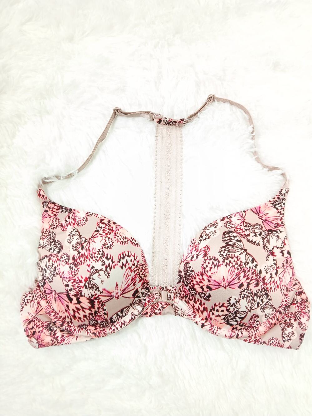 Victoria's Secret Very Sexy Collection Butterfly Print Push-up Bra- Size 34B